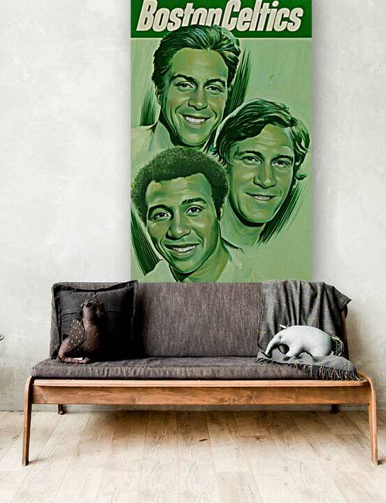 1973 Boston Celtics Art Remix by Row One Brand