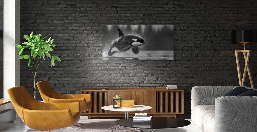 Ambush - Orca Wildlife Art Prints by Savage Art Prints