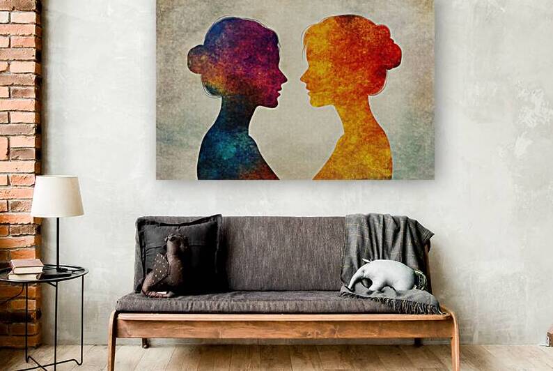Encounter Of Souls: Colorful Dialogue | Limited Edition | Personalizable by AtooArt