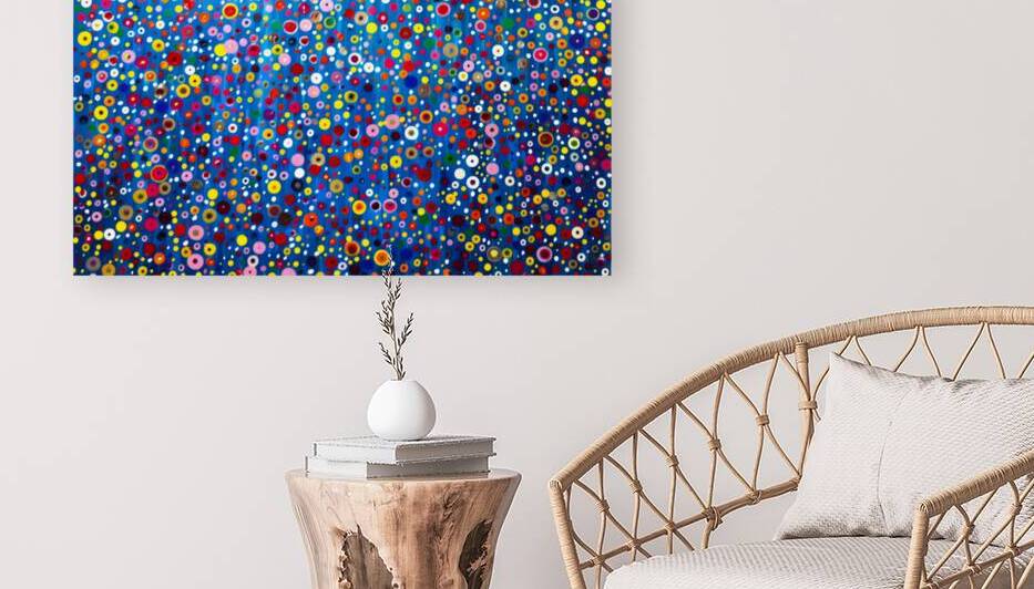 Cosmic Confetti – Vibrant Abstract Art Print by Savage Art Prints
