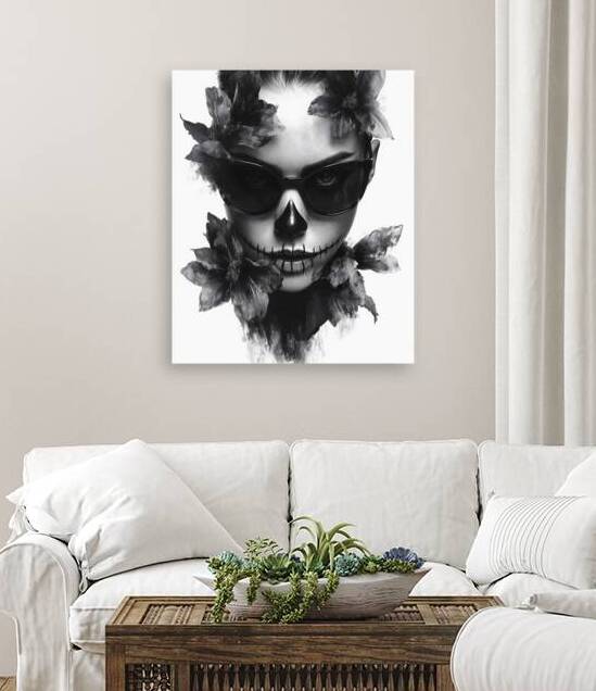 El Arte de Matar – The Art of the Kill Sugar Skull Art Print by Savage Art Prints