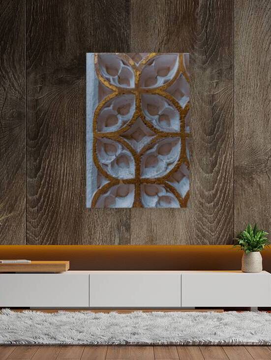 Gilded Plasterworks Floral Embrace by Geoffrey Prior