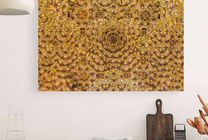 Golden Ceiling Kaleidoscope by Geoffrey Prior