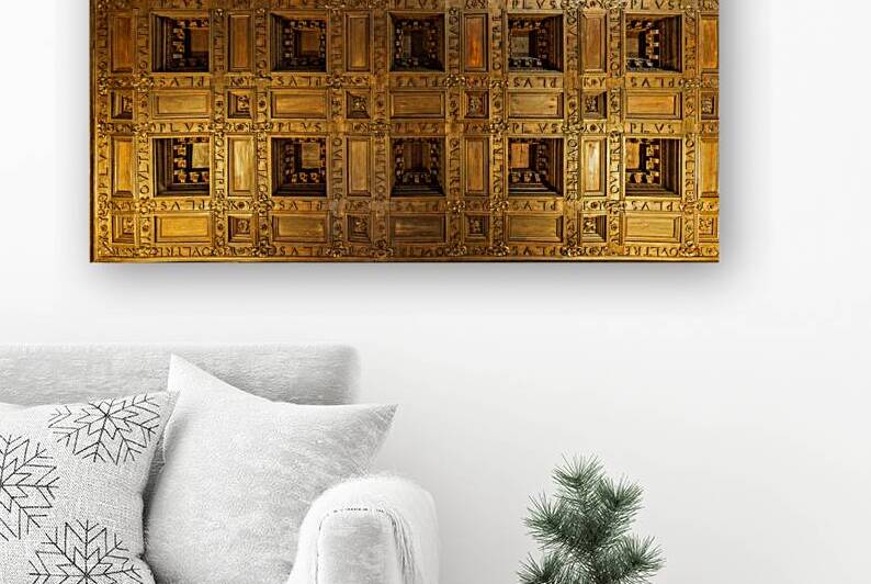 Latin Ceiling Labyrinth by Geoffrey Prior