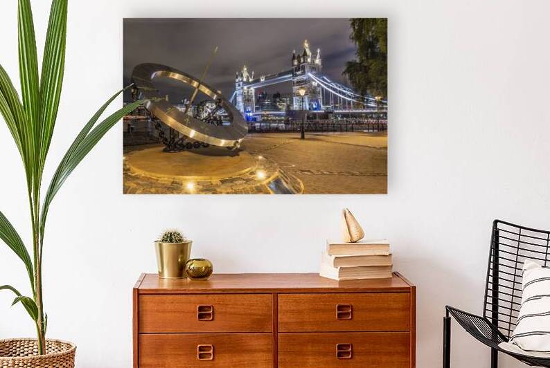 LONDON Tower Bridge in a blaze of light by Melanie Viola