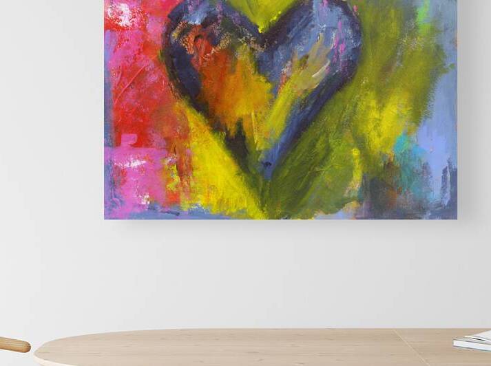 Indigo heart by Karen Kaspar