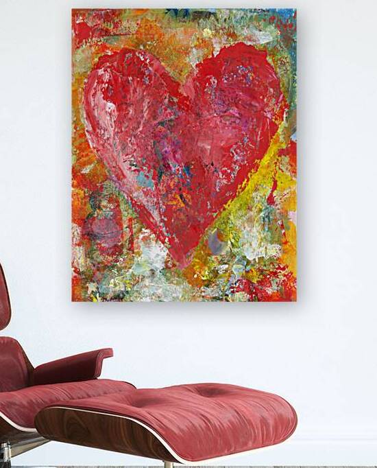 Big red heart by Karen Kaspar