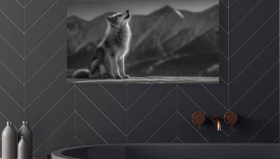 Running Companion – Wildlife Motion Art Print by Savage Art Prints