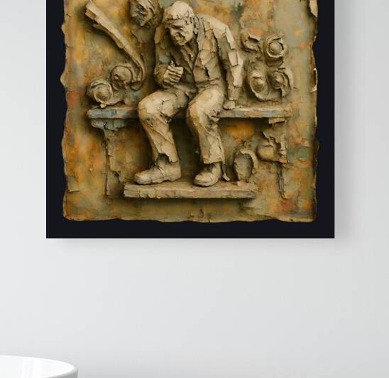 Man Worn By Time | Limited Edition | Personalizable by AtooArt