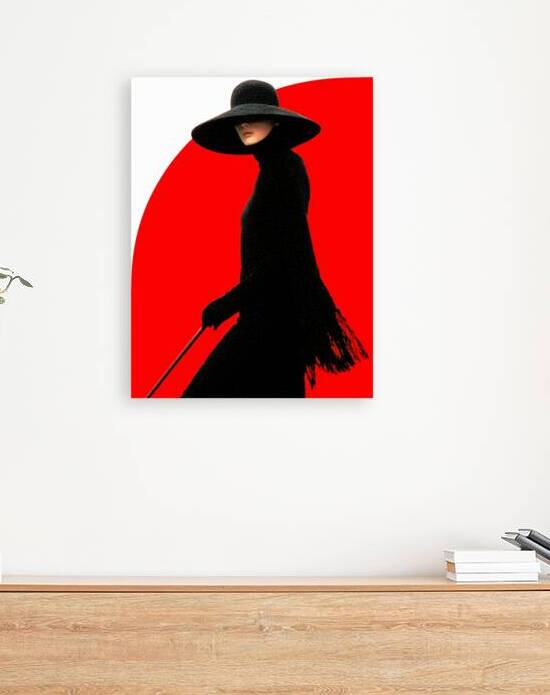 Lady of Mystery – Vintage Noir Fashion Art Print by Savage Art Prints