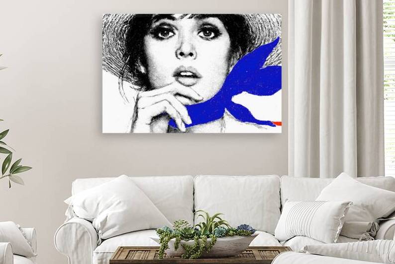 Pop Silence – Pop Art Portrait Art Print by Savage Art Prints
