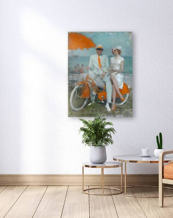 Elegance Under the Sun – Vintage Fashion Poster Art Print by Savage Art Prints