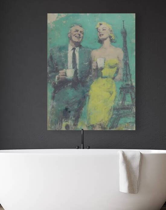 Una Manana en Paris – A Morning in Paris Vintage Poster Art Print by Savage Art Prints