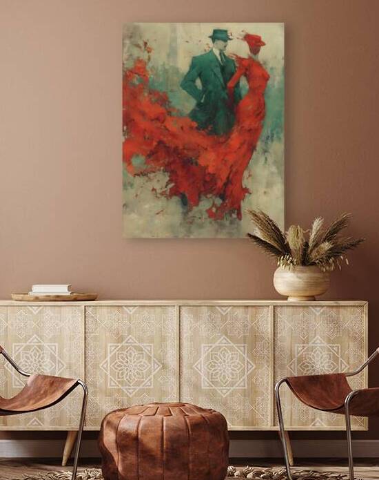 Le Feu de l’Elegance – The Fire of Elegance Vintage Poster Art Print by Savage Art Prints