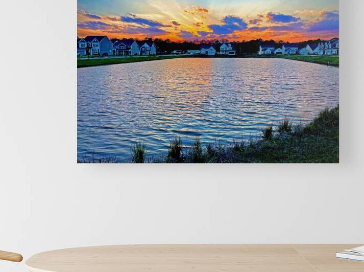 Lake Sunset at Bishops Landing by Bill Swartwout Photography