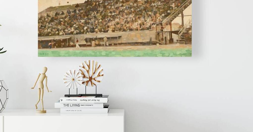 1920s University of Arkansas Football Stadium Art by Row One Brand