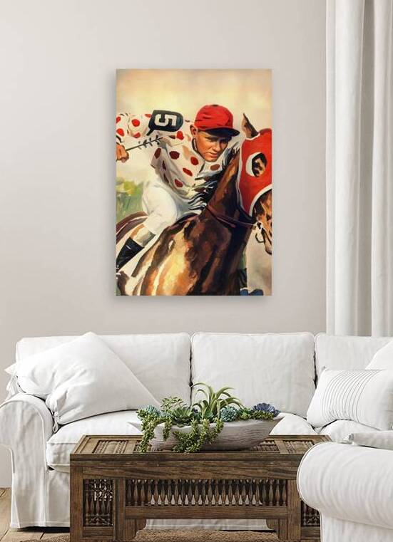 Earl Sande Jockey Horse Racing Art by Row One Brand