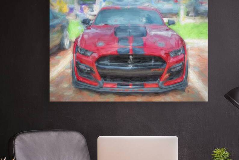 2024 Red Ford Mustang Shelby GT500 X100 3 by Rich Franco