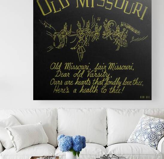 1930s Missouri Tigers Band Art by Row One Brand