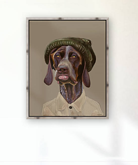 hipster dog by Acromatico Photography