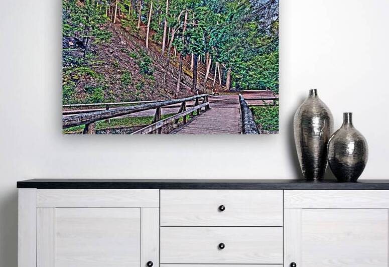 Many Steps In Stormed Park by Future Unmapped