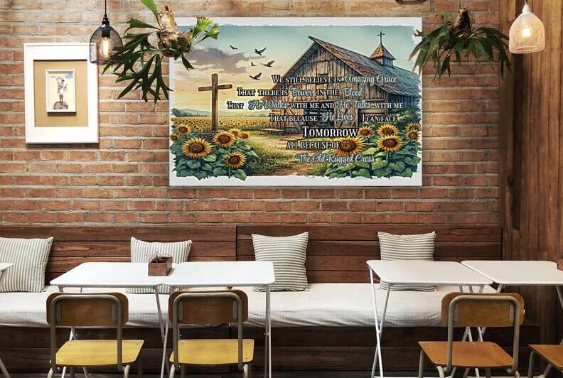 Christian Canvas Print I Still Believe in Amazing Grace Scripture Wall Decor Gift by DesignedByM