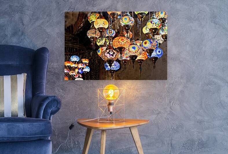 Souvenirs in Jerusalem Old City Arab quarter near Church of Holy Sepulchre and Dome of the Rock  by Elijah Lovkoff