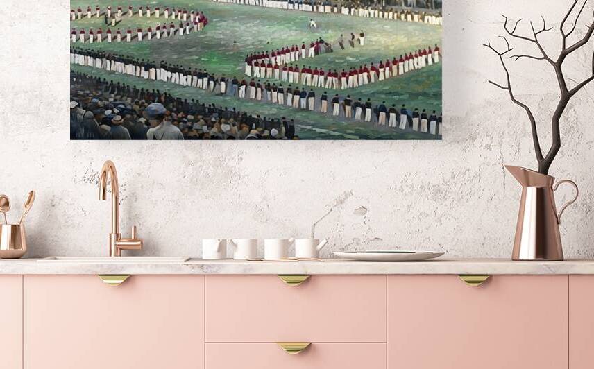 1930s Owen Field Oklahoma Football Game Art by Row One Brand