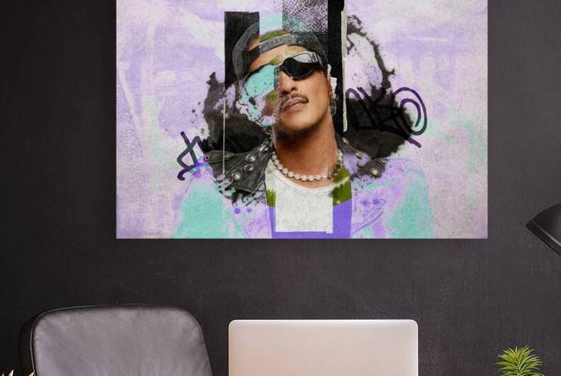 bruno mars Retro abstract by Trinara