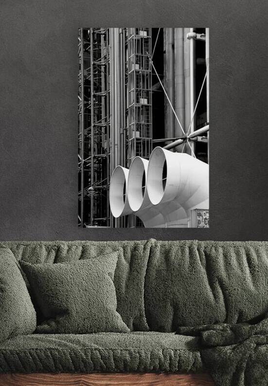 Essence of Paris Collection - Industrial Pipes at the Pompidou by Pavlos Art Photography