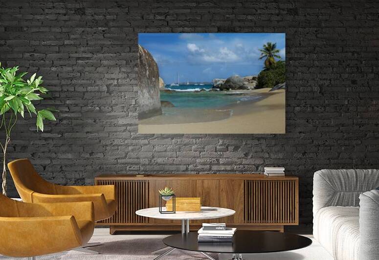  Beach at the Baths by Gary M Slane