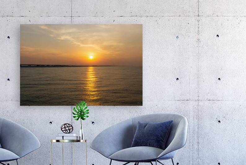 Navarre Beach Gold Sunrise Glare by Jennifer White