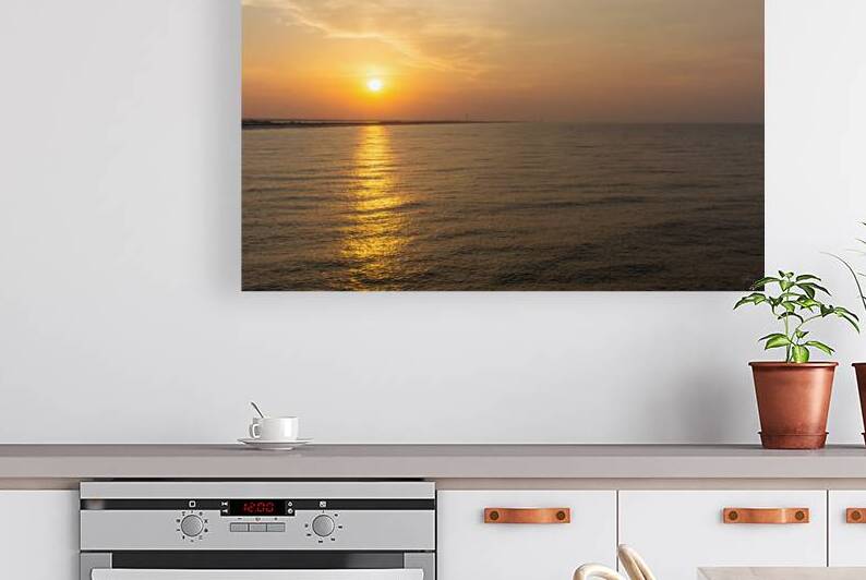 Gold Sunrise Glare Navarre Beach by Jennifer White