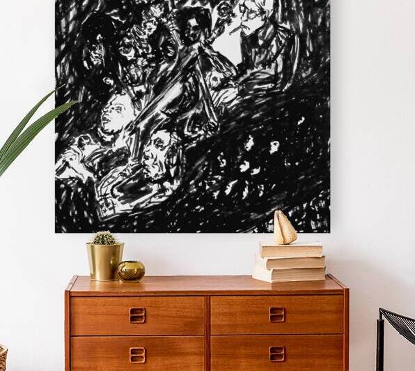 1755201081536 fca05c8e 3768 4b50 97de 65593a6a737 Jazz  Band and Audience by Lawrence Silver Art