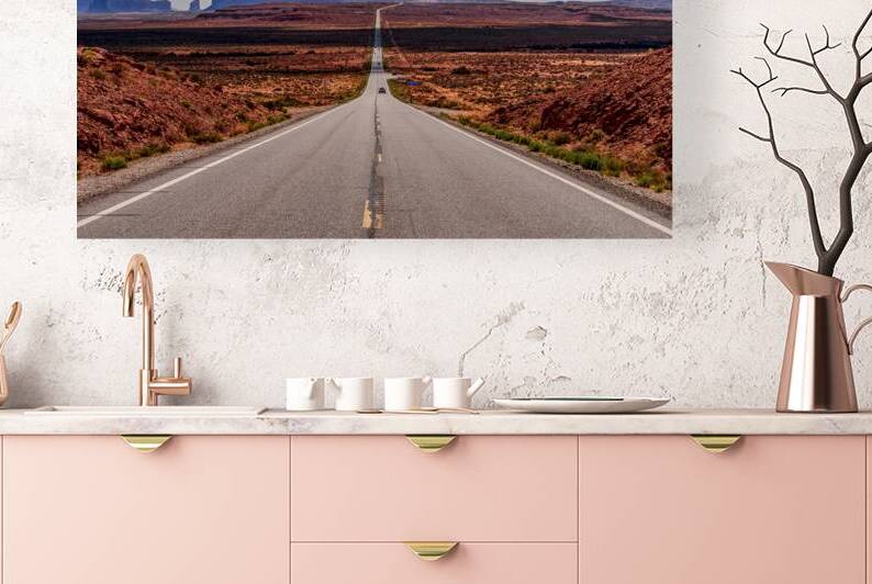 Forrest Gump Highway Scene Utah by Jennifer White