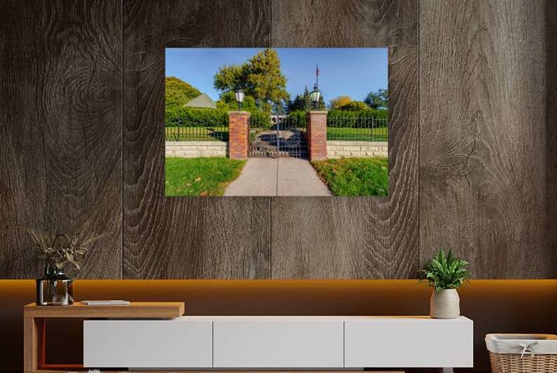 Gerald Ford Birthsite Gate by Jennifer White