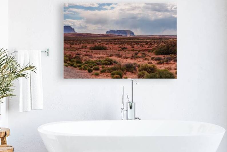 Dust Devil Near Utah Arizona Border by Jennifer White