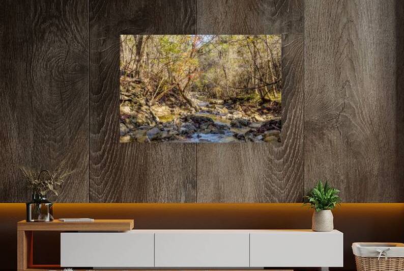 Rustic Fall Creek In Missouri Ozarks by Jennifer White