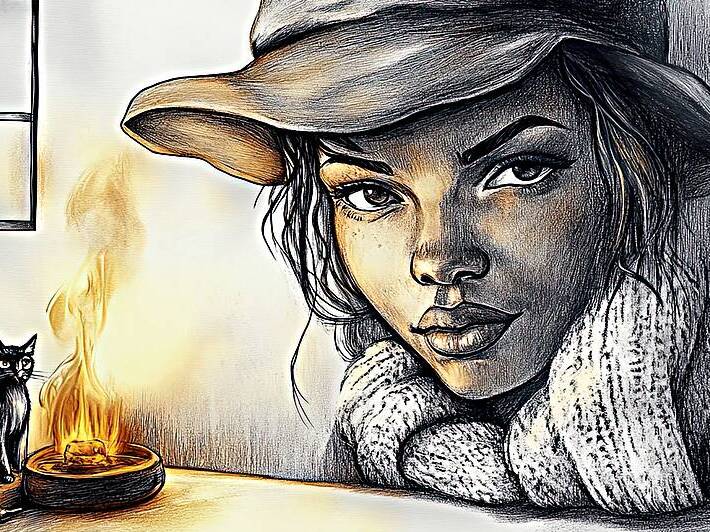 Whispers by Firelight   GIA2501 0604 ILU by JordiCarrio