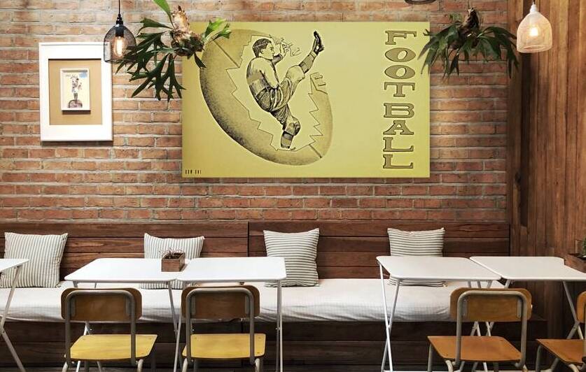 Early 1900s Purdue Boilermakers Football Art by Row One Brand