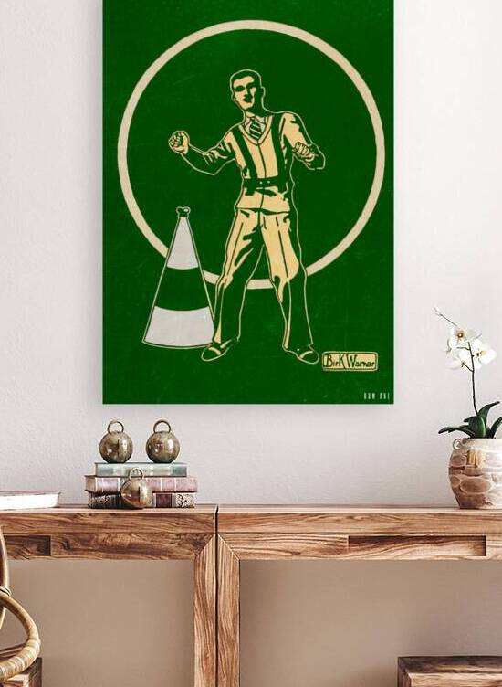 Ohio Bobcats Cheerleader Art by Row One Brand