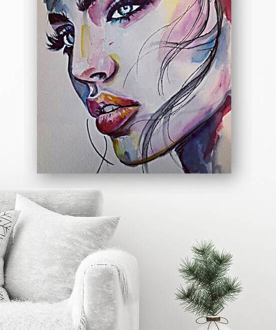 Bright Series 4 Watercolour 11 x 15 22 by Sylvia Cohen Fine Art