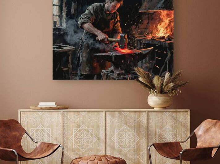 The Heart of the Forge   GIA2501 0591 OIL by JordiCarrio