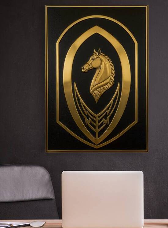 The Stallion of the Arcadian Line by Sumer Paintings