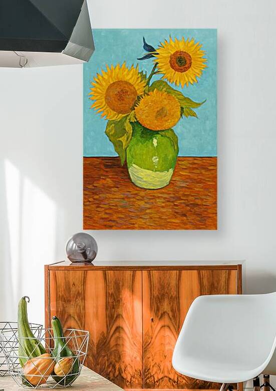 Elegant Post-Impressionist Sunflower Wall Art by Shop artist