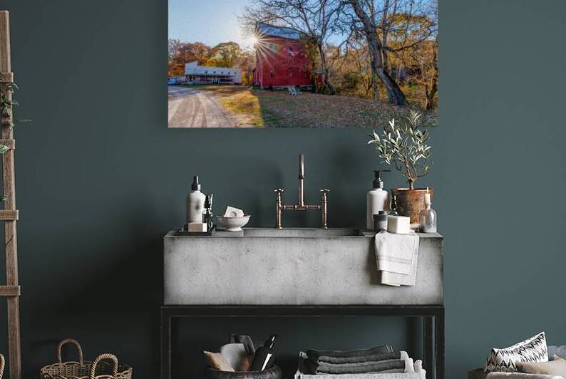 Evening Sunburst Topaz Mill by Jennifer White