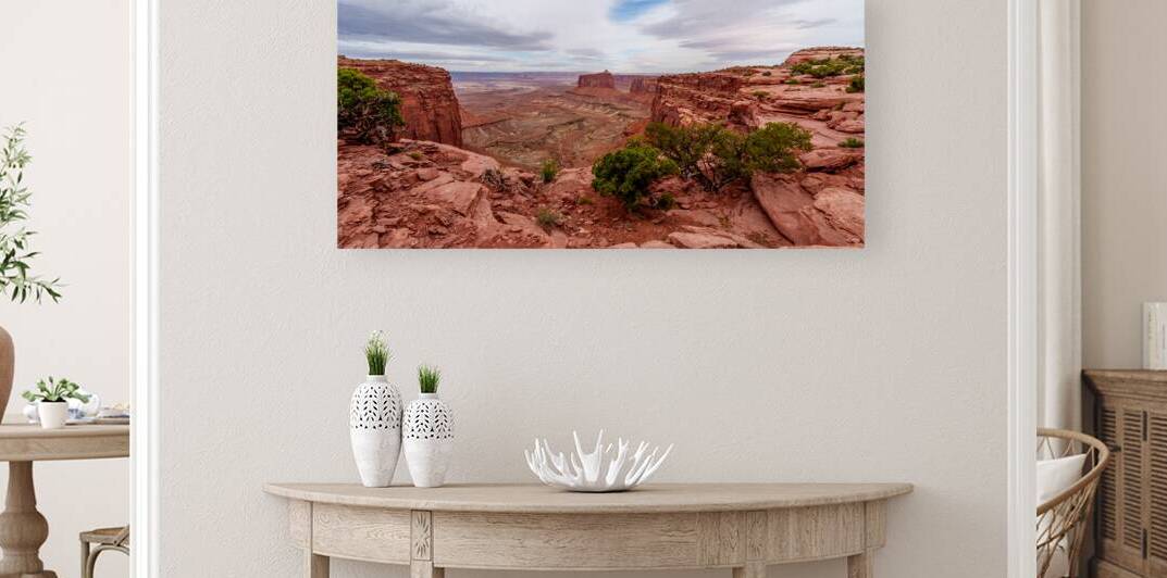 Canyonlands Holeman Spring Canyon Pano by Jennifer White