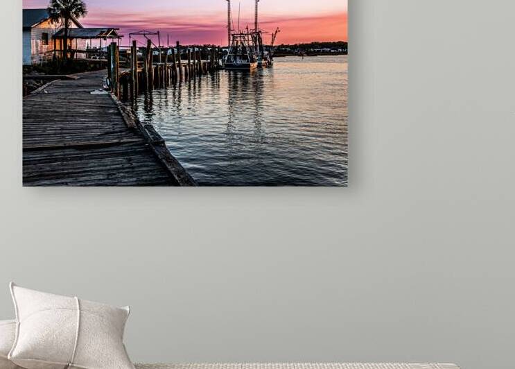 St.Augustine shrimp boats  6851 by Against The Wind Images