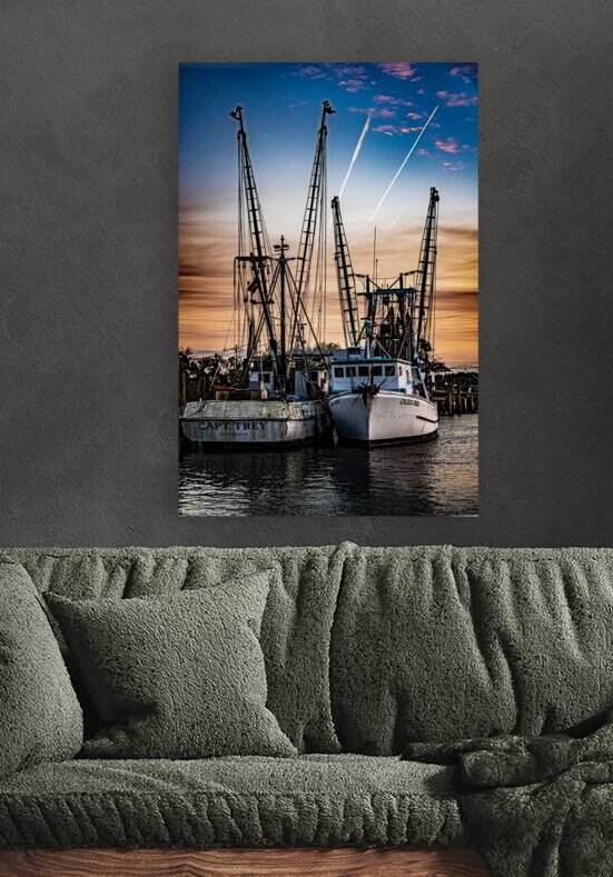 St.Augustine shrimp boats  7047 HDR by Against The Wind Images