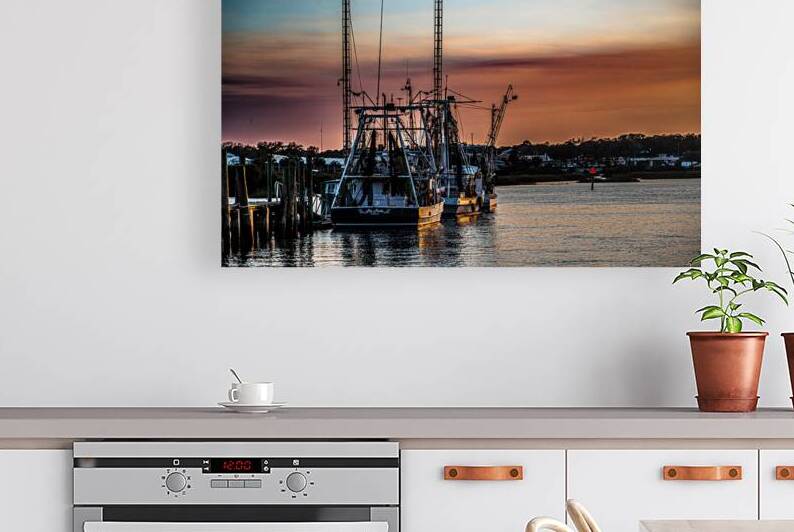 St.Augustine shrimp boats  6828 HDR by Against The Wind Images